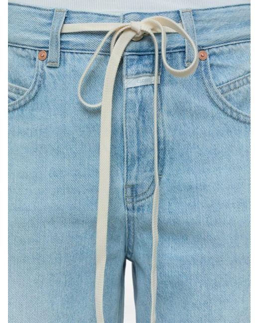Jeans a gamba ampia con vita media di Closed in Blue
