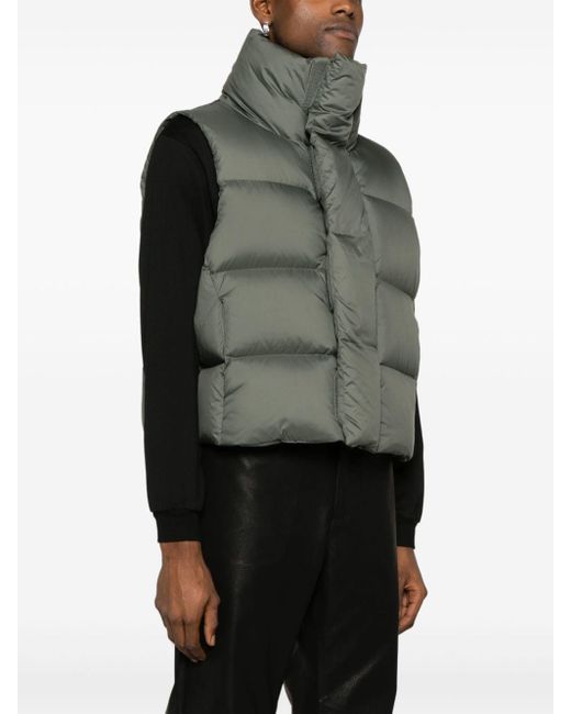 Entire studios Green Padded Quilted Down Gilet