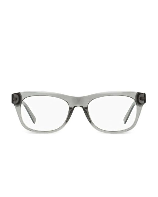 Zegna Brille Mit Eckigem Gestell in Gray für Herren