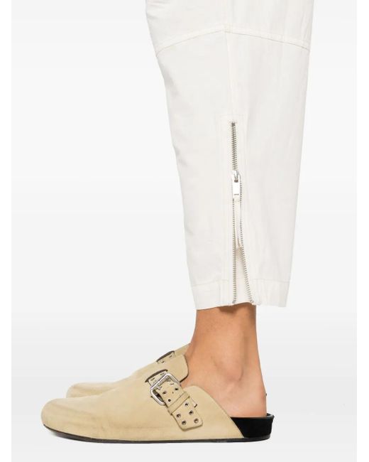Isabel Marant White Kelvin" Cream Cotton Trousers