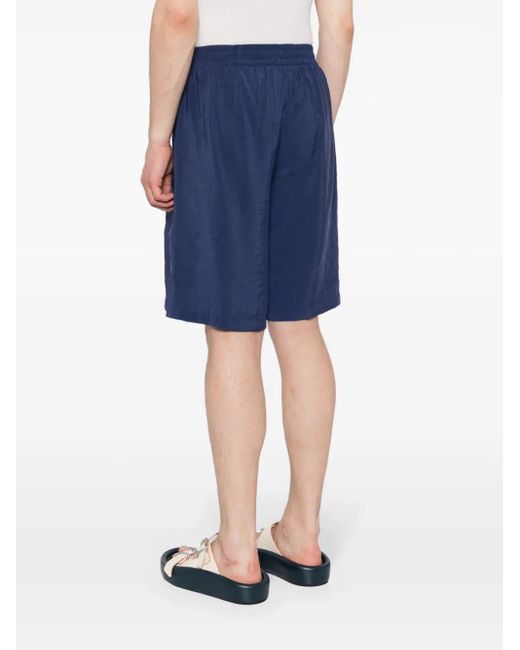FAMILY FIRST Blue Appliqué-Logo Shorts for men
