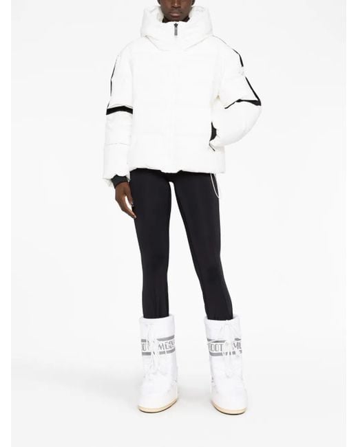 Fusalp White Barsy Quilted Ski Jacket