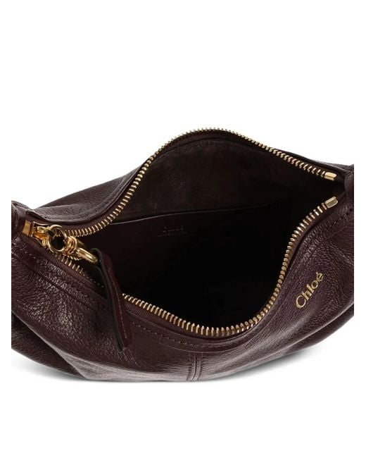Chloé Brown Mini Bracelet Leather Shoulder Bag