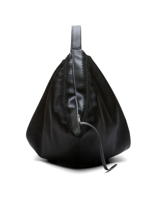 3.1 Phillip Lim Black Medium Luna Tote Bag