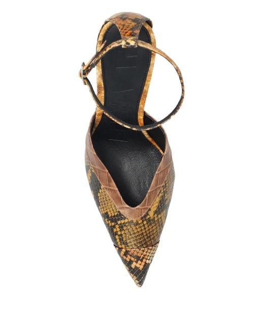 Sneakers Con Zeppa 110Mm di Marni in Brown