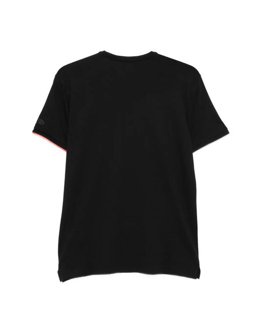 Rrd Black Macro Logo-Patch T-Shirt for men