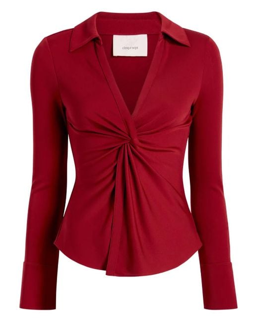 Cinq À Sept Gathered Top