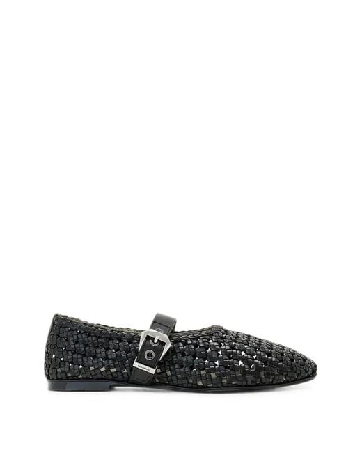AllSaints White Sabine Ballet Flats