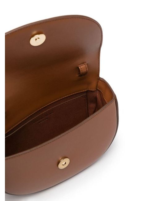 Stella McCartney Brown Small Frayme Shoulder Bag