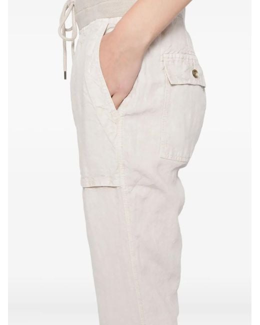 James Perse White Media Trousers