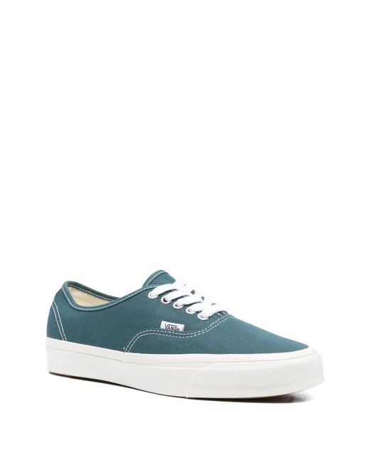 Vans Blue Premium Authentic Low-Top Sneakers
