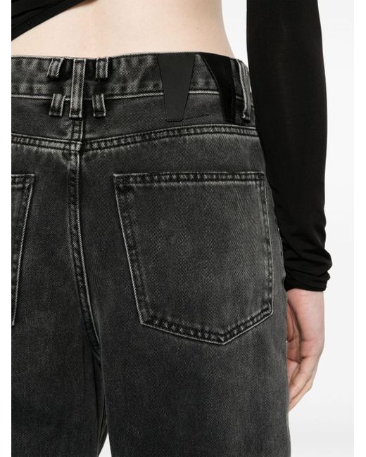 DARKPARK Karen Gerafelde Jeans Met Toelopende Pijpen in het Black