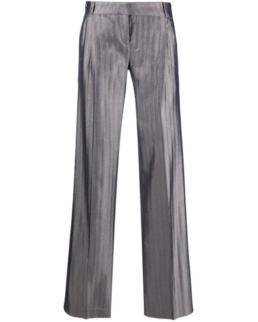 Coperni Gray Tailored Straight-leg Trousers