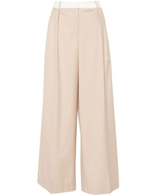 Remain Natural Wide-Leg Trousers