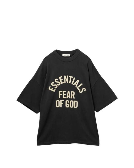 Essentials Black Campus 90S T-Shirt for men