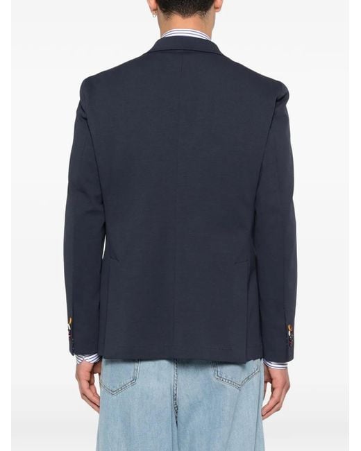 Manuel Ritz Blue Button Blazer for men