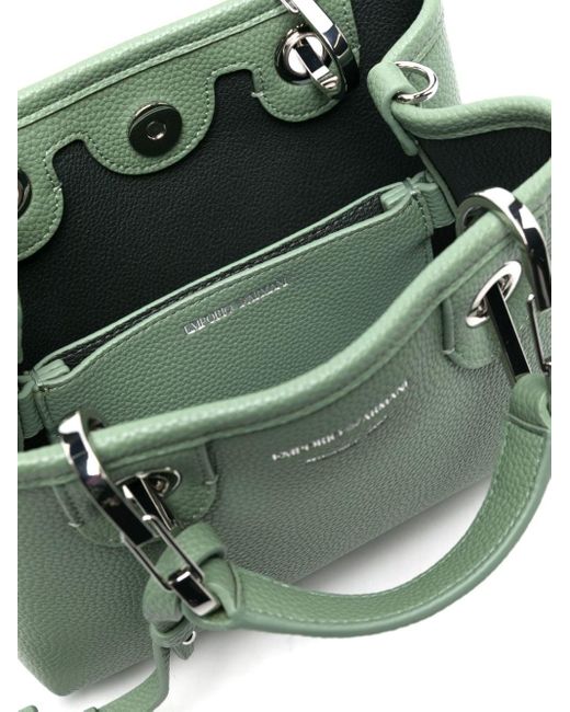 Emporio Armani Green Myea Mini Shopping Bag