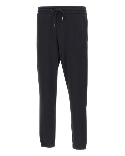 Sun 68 Blue Drawstring-Cuffed Track Pants for men
