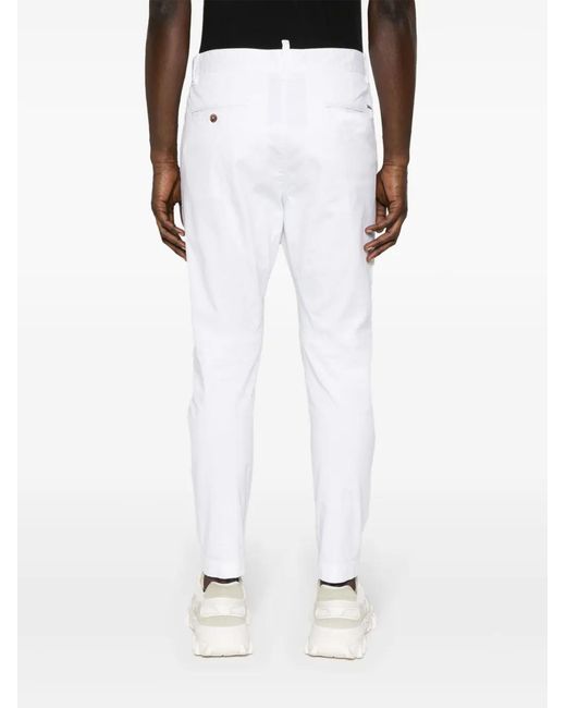 Pantalone di DSquared² in White da Uomo