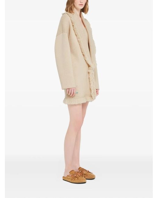 Alanui Natural Fringed Finest Coat