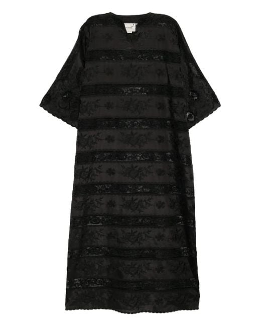 Bambah Black Lotis Maxi Dress