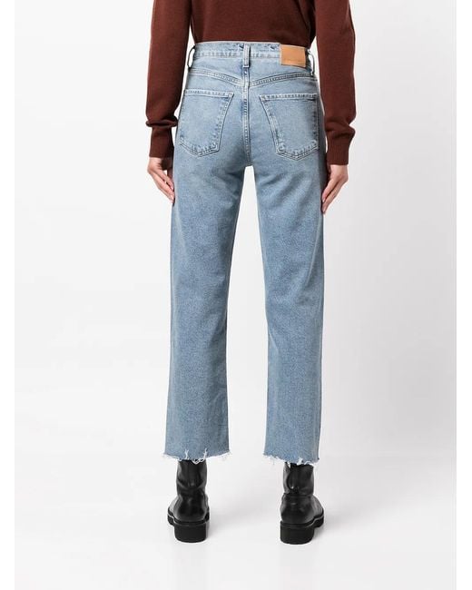 Citizens of Humanity Blue Florence Straight-Leg Jeans