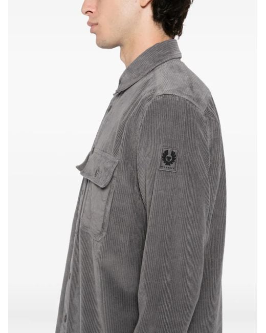 Belstaff Gray Fallgate Shirt for men