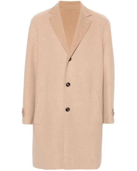 Eleventy Natural Single-Breasted Coat for men