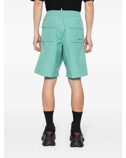 Moncler Green Day-Namic Shorts for men