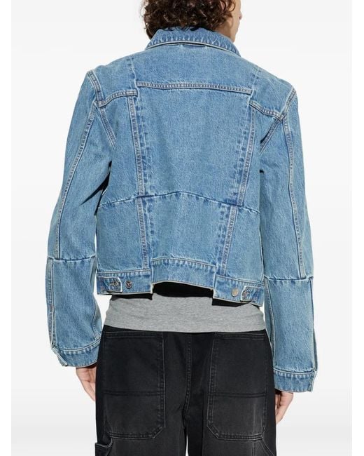 Vetements Blue Button-Up Jacket for men