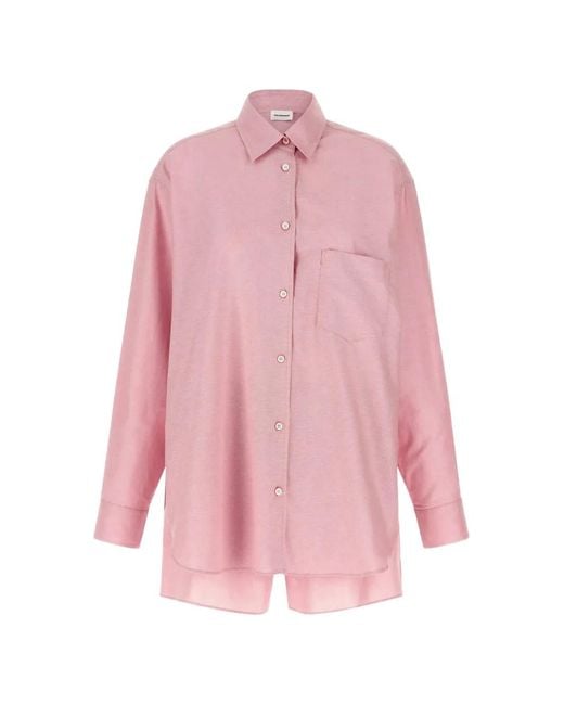 ANDAMANE Pink Button Shorts And Shirt Set