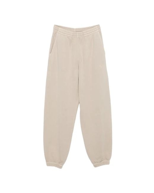Haikure White Logo-Detail Pocket Track Pants
