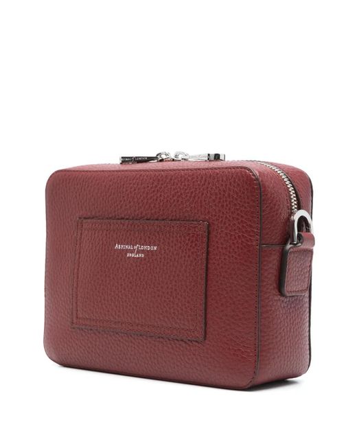 Aspinal Purple Camera Crossbody Bag