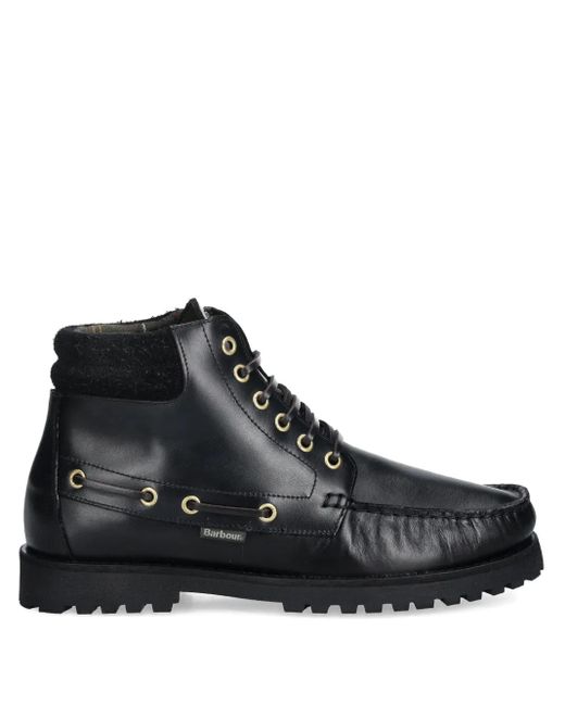 Barbour Black Tiller Boots for men
