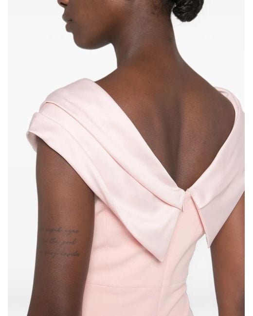Solace London Pink Adele Maxi Dress