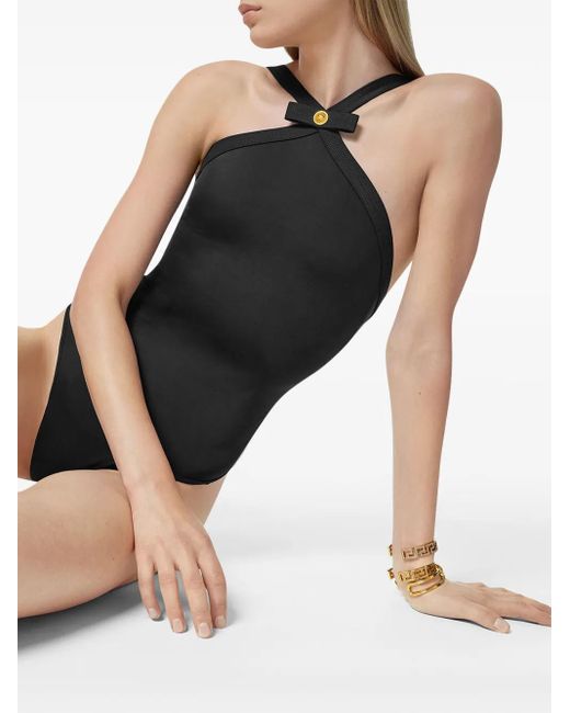 Un maillot de bain en une pièce par Versace en coloris Black