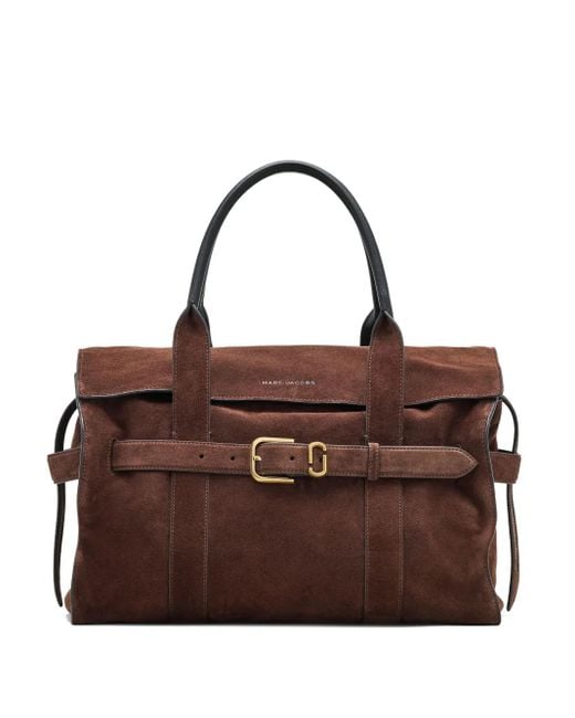 Borsa Tote The Suede Dakota di Marc Jacobs in Brown