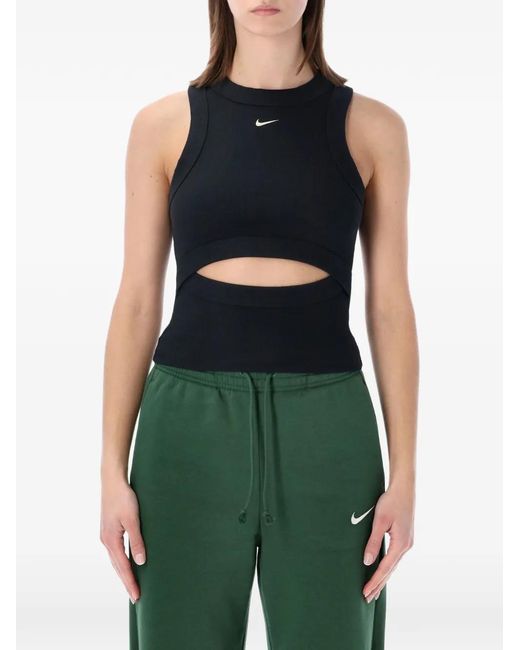 Nike Uitgesneden Top in het Green