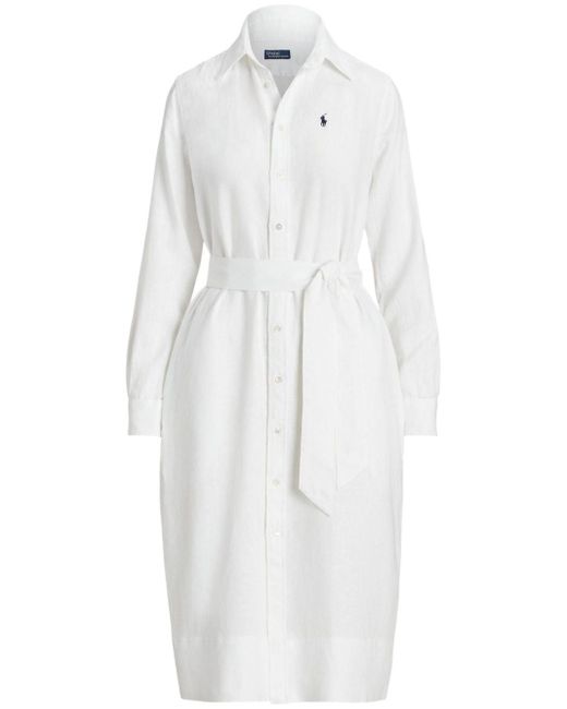 Polo Ralph Lauren ロゴ シャツドレス White