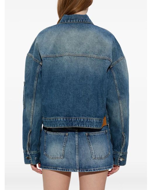 Amiri Denim Cargo Jack in het Blue