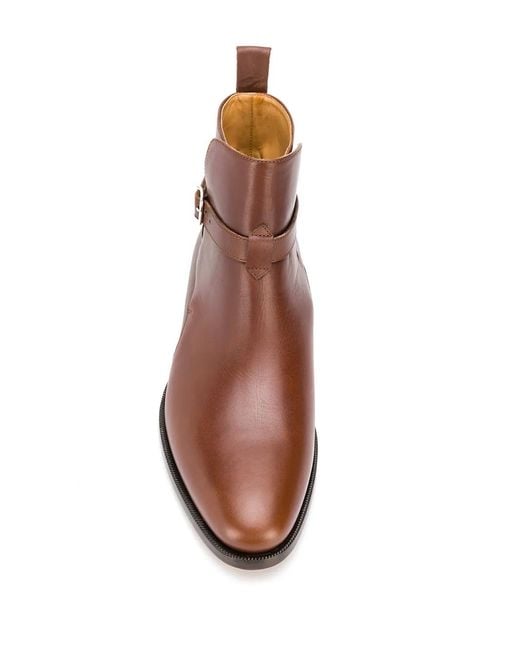 Scarosso Brown Chelsea Boots for men