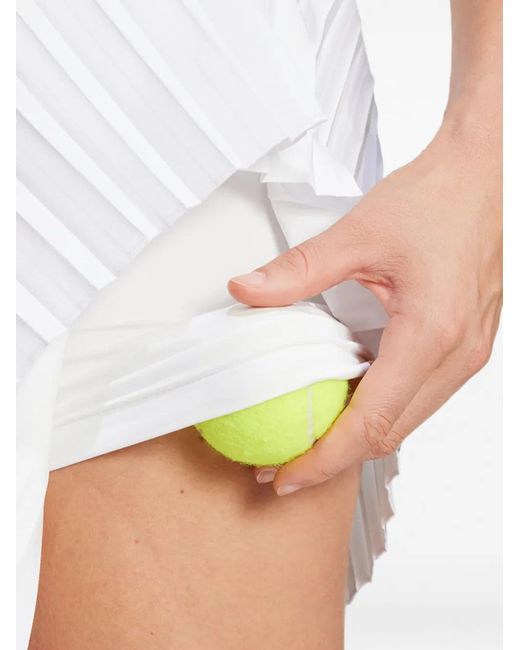 Adidas White Club Pleated Mini Skirt