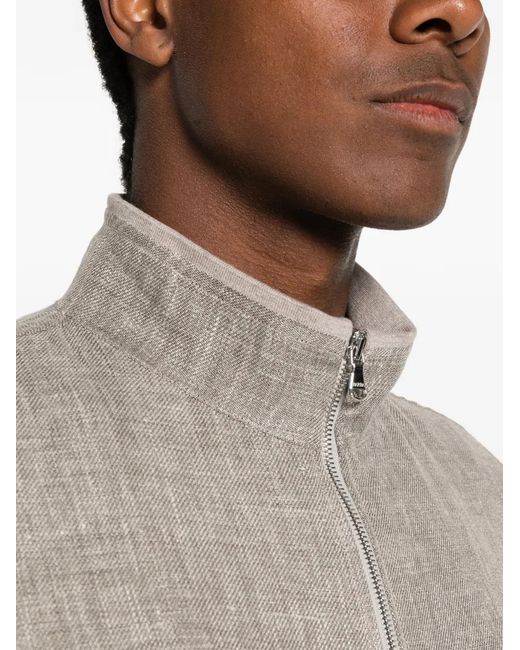 Chaqueta Con Cremallera Arte' de hombre de color White