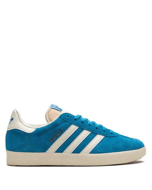 Adidas Blue Gazelle Low-Top Sneakers