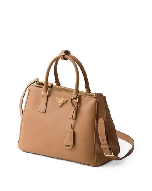 Prada Natural Large Galleria Tote Bag