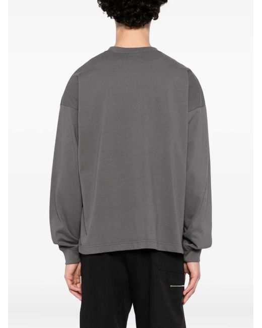 SPORT b. by agnès b. Gray Dino-Embroidered T-Shirt for men