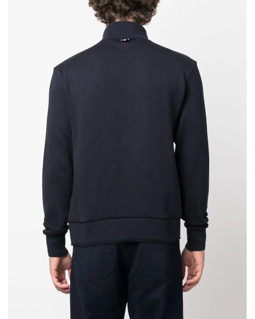 Thom Browne Blue Long-Sleeve Jumper for men