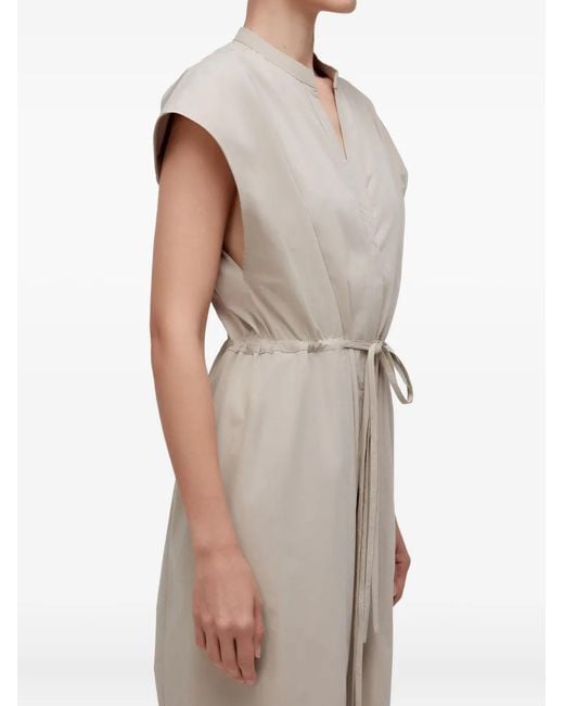 Osklen Natural Cotton Drawstring Jumpsuit