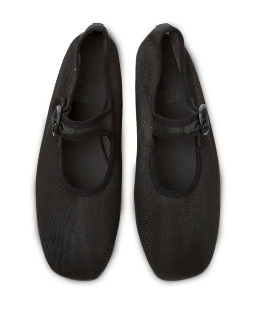 Camper Black Casi Myra Ballerina Shoes