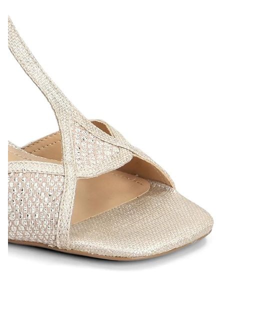 Bibi Lou White Maica Crystal-Embellished Sandals
